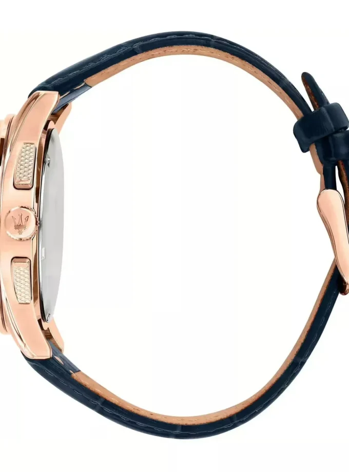 Montre Homme Maserati – R8871624009 – Chronographe Analogique – 42 mm – Bracelet en Cuir – Collection Sorpasso