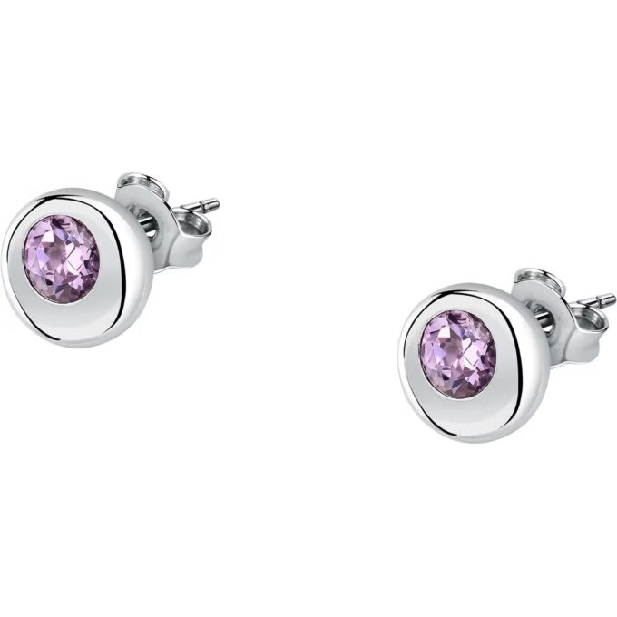 Boucles d'Oreilles Argent Femme - Morellato Tesori Eterni SAXN20 | Élégance et Authenticité - Violet