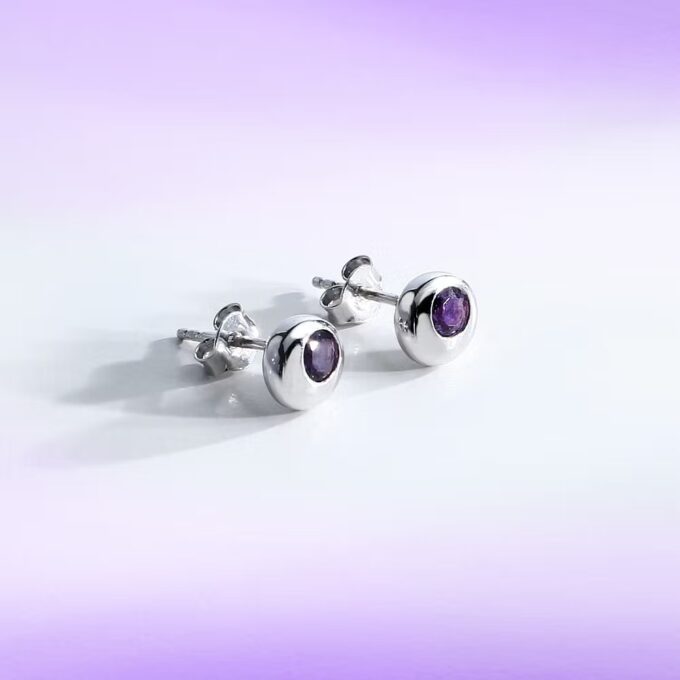 Boucles d'Oreilles Argent Femme - Morellato Tesori Eterni SAXN20 | Élégance et Authenticité - Violet