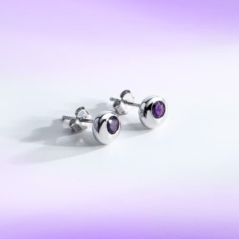 boucles d'oreilles argent femme morellato tesori eterni saxn20 | Élégance et authenticité violet