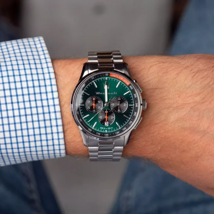 Montre Homme Maserati Sorpasso – R8873624002 – Bracelet en Cuir – Boucle Déployante à Sécurité – Poids 125 g