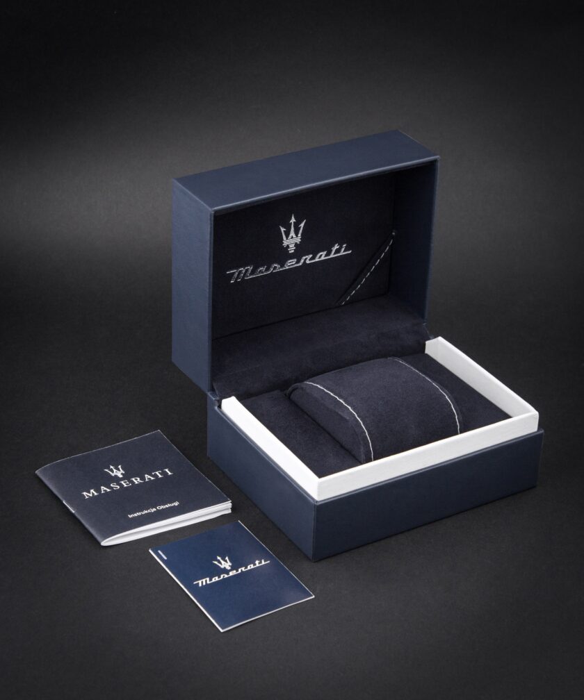 montre homme maserati sorpasso – r8873624002 – bracelet en cuir – boucle déployante à sécurité – poids 125 g