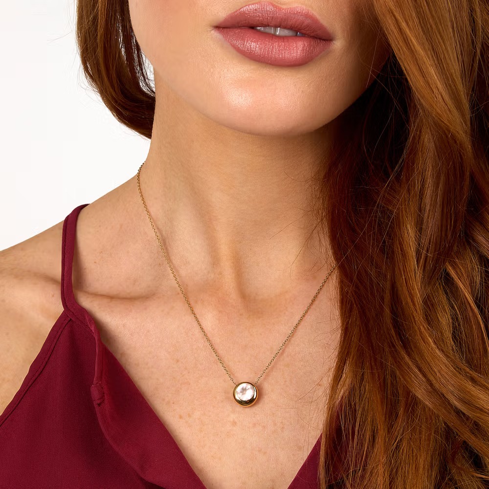 morellato saxn04 collier précieux en argent recyclé et pierre quartz rosa pour femme
