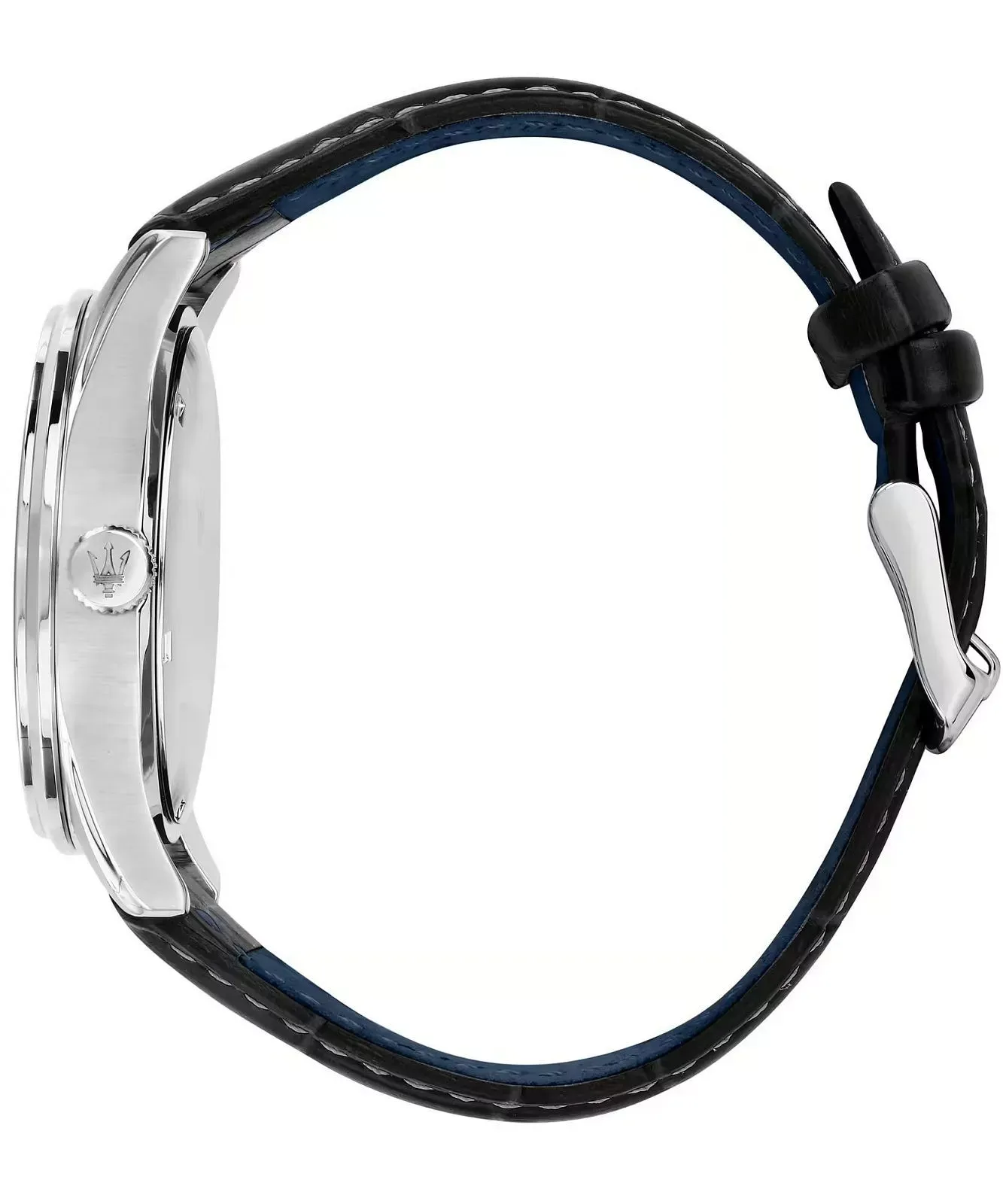 montre maserati sorpasso – r8851124003 – boîtier inox 42 mm – mouvement miyota – bracelet en cuir – cristal minéral – résistante à l'eau 10 atm (adaptée à la natation) – garantie 2 ans.
