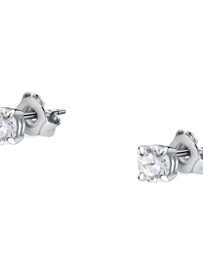 morellato saiw157 boucles d'oreilles précieuses en argent et gemmes pour femme 4 mm de diamètre