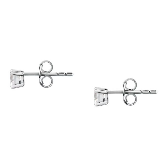 Morellato SAIW157 - Boucles d'Oreilles Précieuses en Argent et Gemmes pour Femme - 4 mm de Diamètre