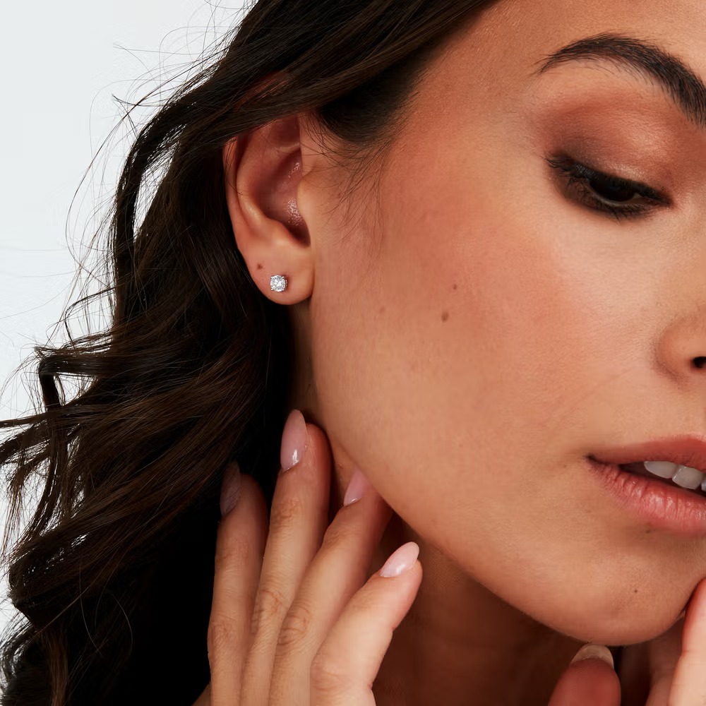 morellato saiw157 boucles d'oreilles précieuses en argent et gemmes pour femme 4 mm de diamètre