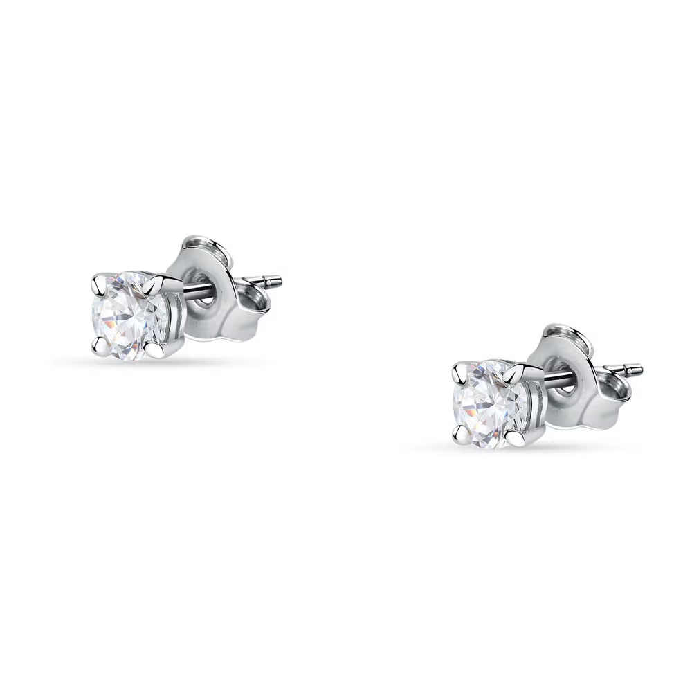 morellato saiw157 boucles d'oreilles précieuses en argent et gemmes pour femme 4 mm de diamètre