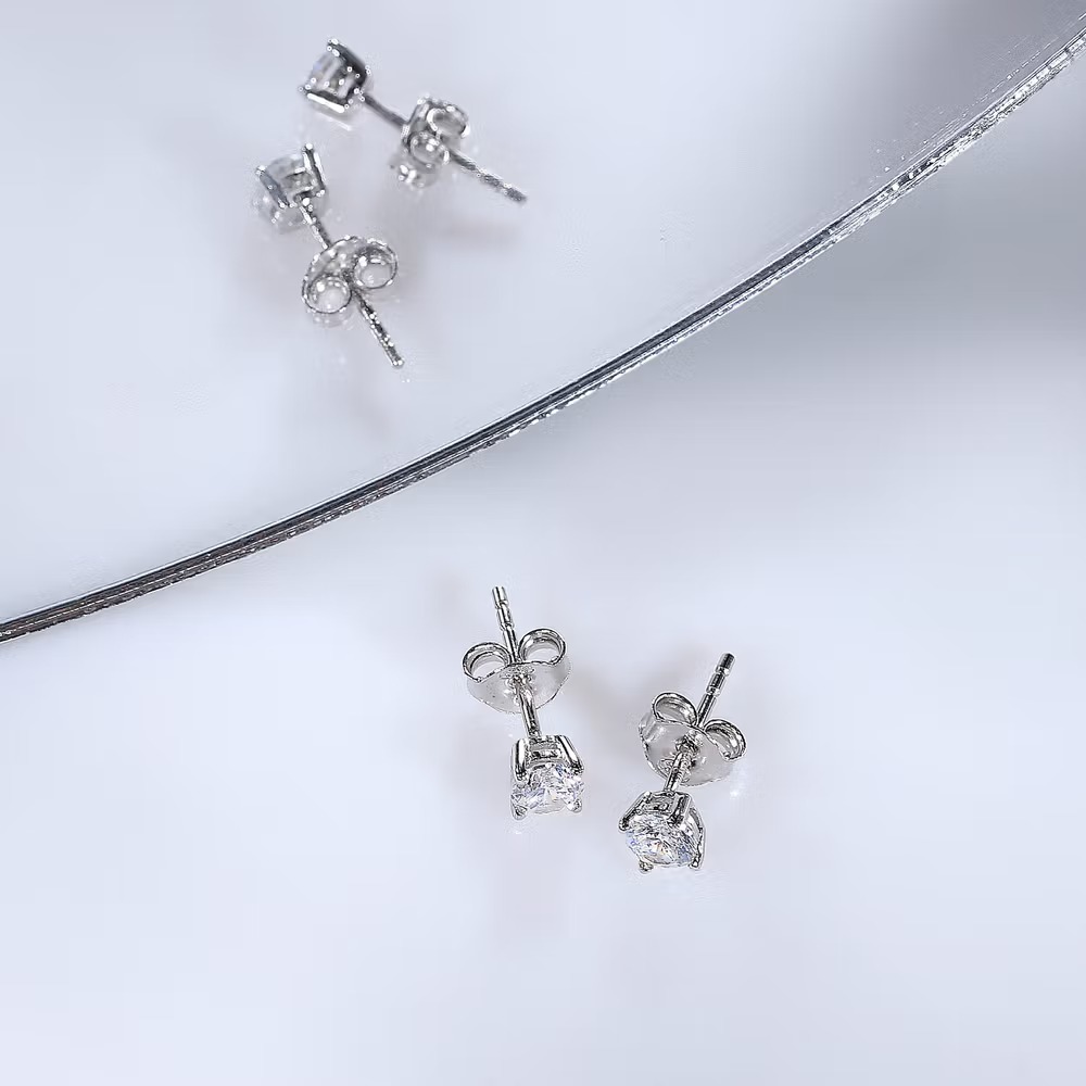 morellato saiw157 boucles d'oreilles précieuses en argent et gemmes pour femme 4 mm de diamètre