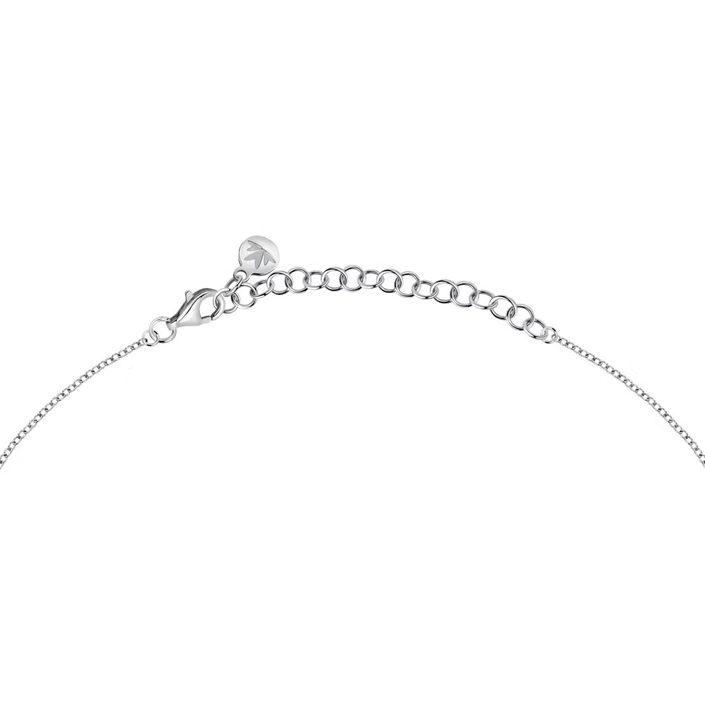 morellato saxn06 collier précieux en argent recyclé et pierre topaze blu pour femme
