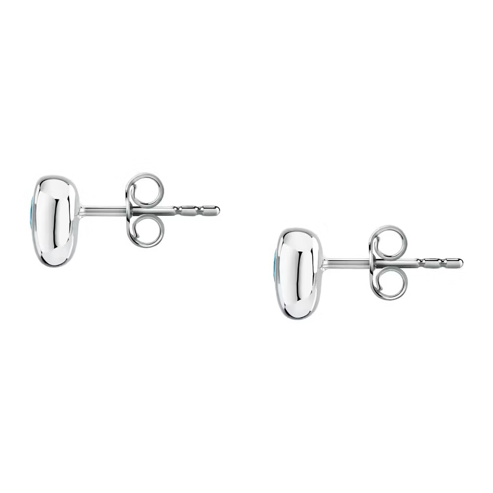 boucles d'oreilles femme morellato tesori eterni saxn21 en argent 925‰ avec quartz bleu