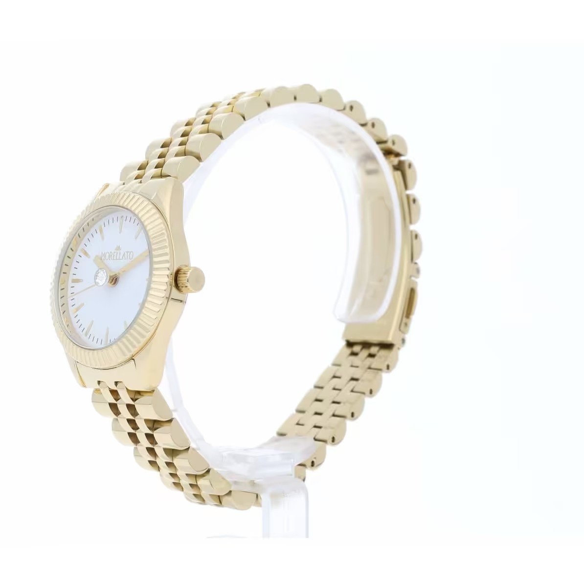 montre femme morellato magia – r0153165518 – boîtier acier 28 mm – cadran blanc – bracelet métal argenté – mouvement quartz – résistante à l'eau 3 atm – garantie 2 ans