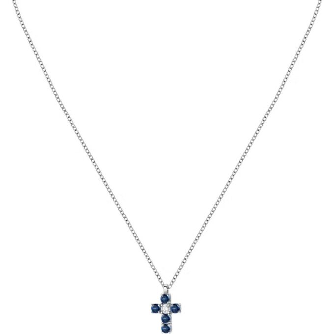 morellato saiw216 collier précieux en argent recyclé avec symbole de croix