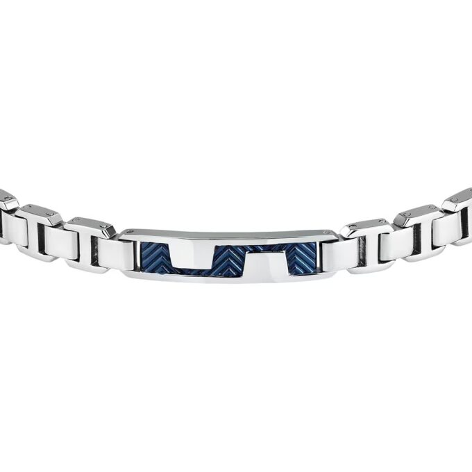 Bracelet Sector SAVK14 en Argent et Bleu - Design Moderne pour Homme