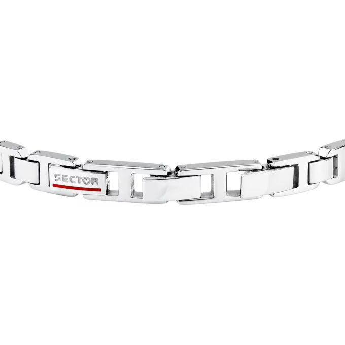 Bracelet Sector SAVK14 en Argent et Bleu - Design Moderne pour Homme