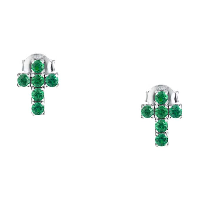 Boucles d'Oreilles Femme Morellato Tesori SAIW218 en Argent 925‰ avec Zircons Cubiques