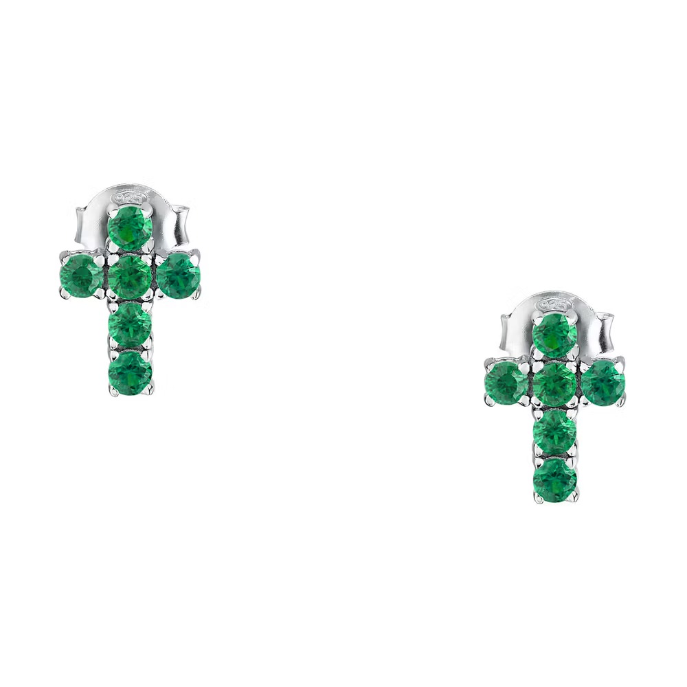 boucles d'oreilles femme morellato tesori saiw218 en argent 925‰ avec zircons cubiques