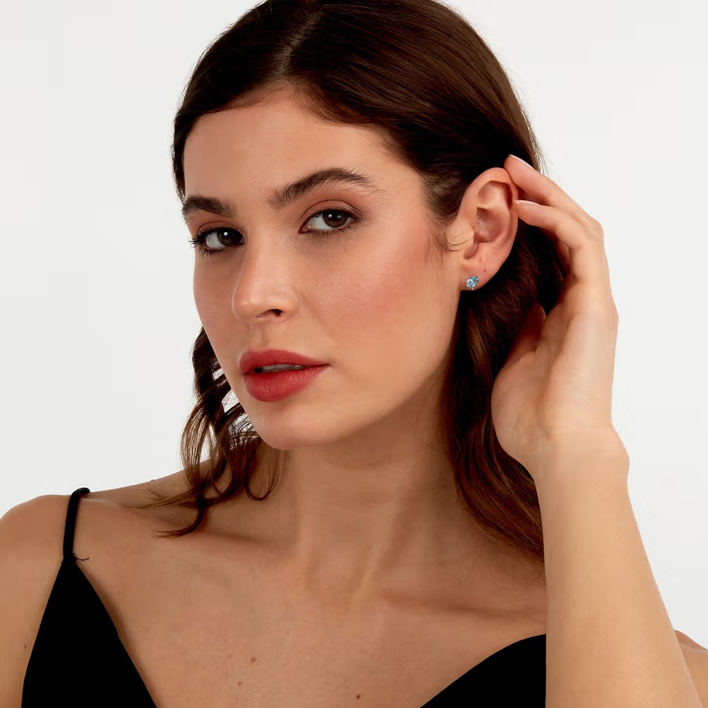 morellato saiw95 boucles d'oreilles Élégantes en argent avec fermoir à pression