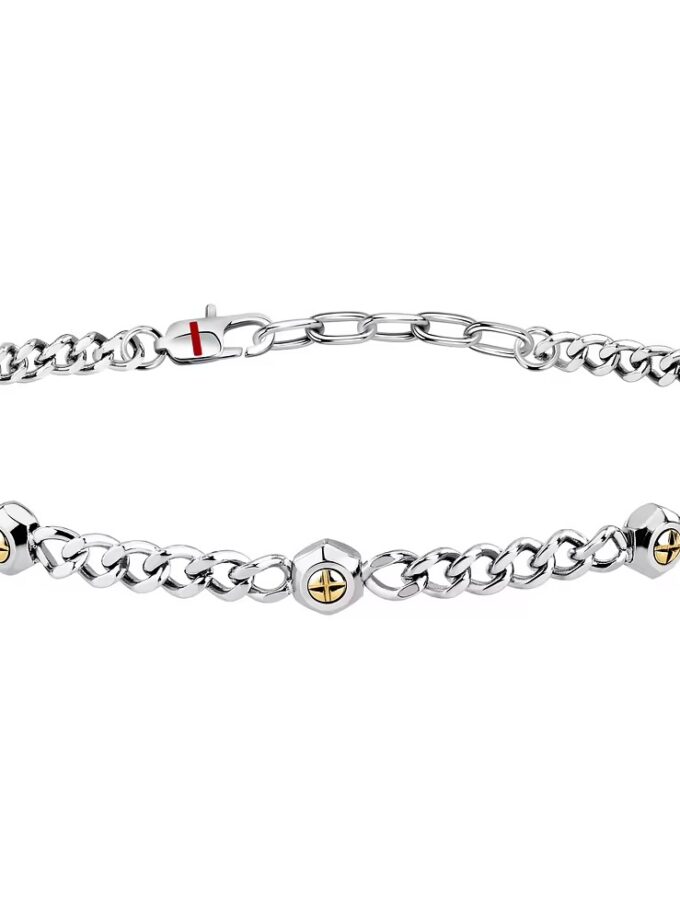 bracelet sector szs128 en argent et air design moderne pour homme