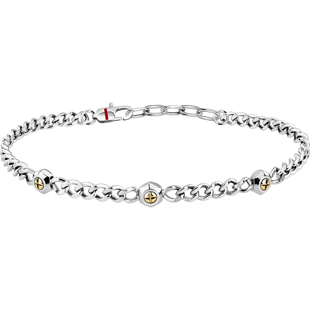 bracelet sector szs128 en argent et air design moderne pour homme