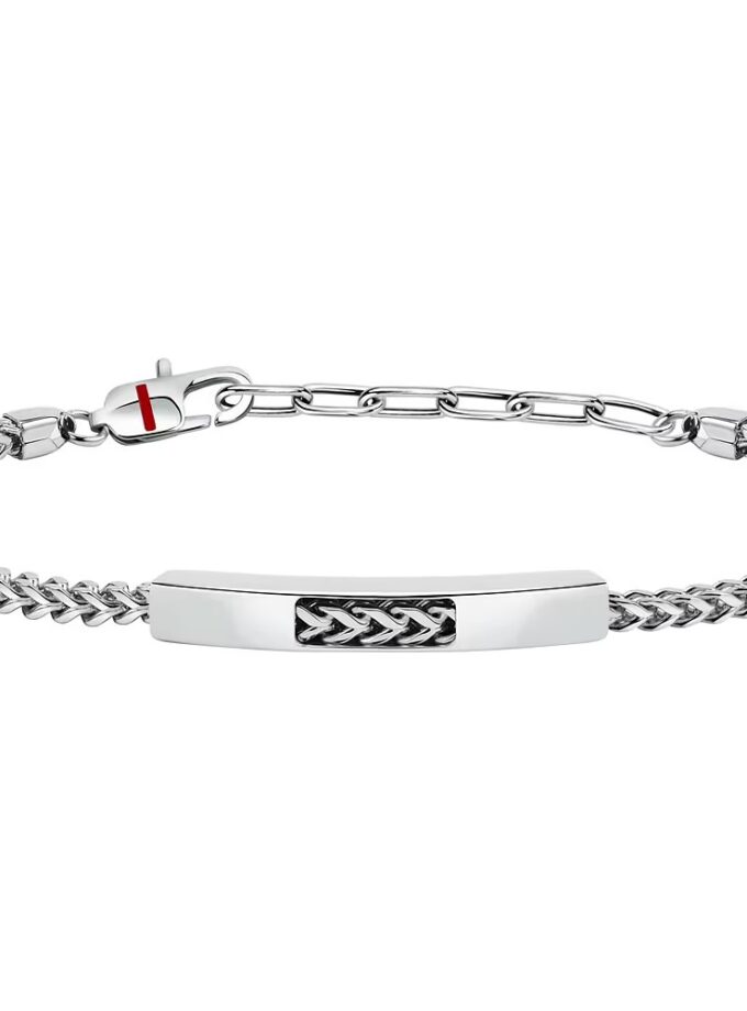 bracelet sector szs68 en argent design moderne et durable pour homme