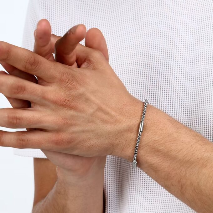 Bracelet Sector SZS120 en Argent - Accessoire Moderne et Durable pour Homme