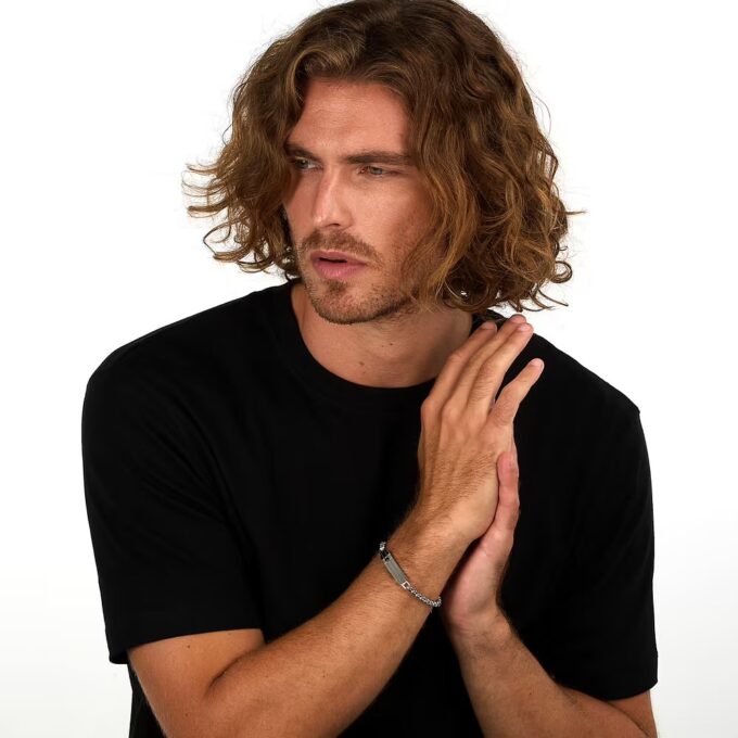 Bracelet Sector SZS125 en Argent - Design Moderne et Durable pour Homme