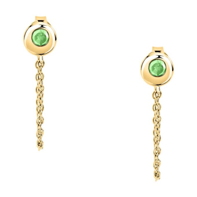 MORELLATO Boucles d'Oreilles Femme en Argent 925 Recyclé Doré, Pendentifs, Collection TESORI ETERNI - SAXN19