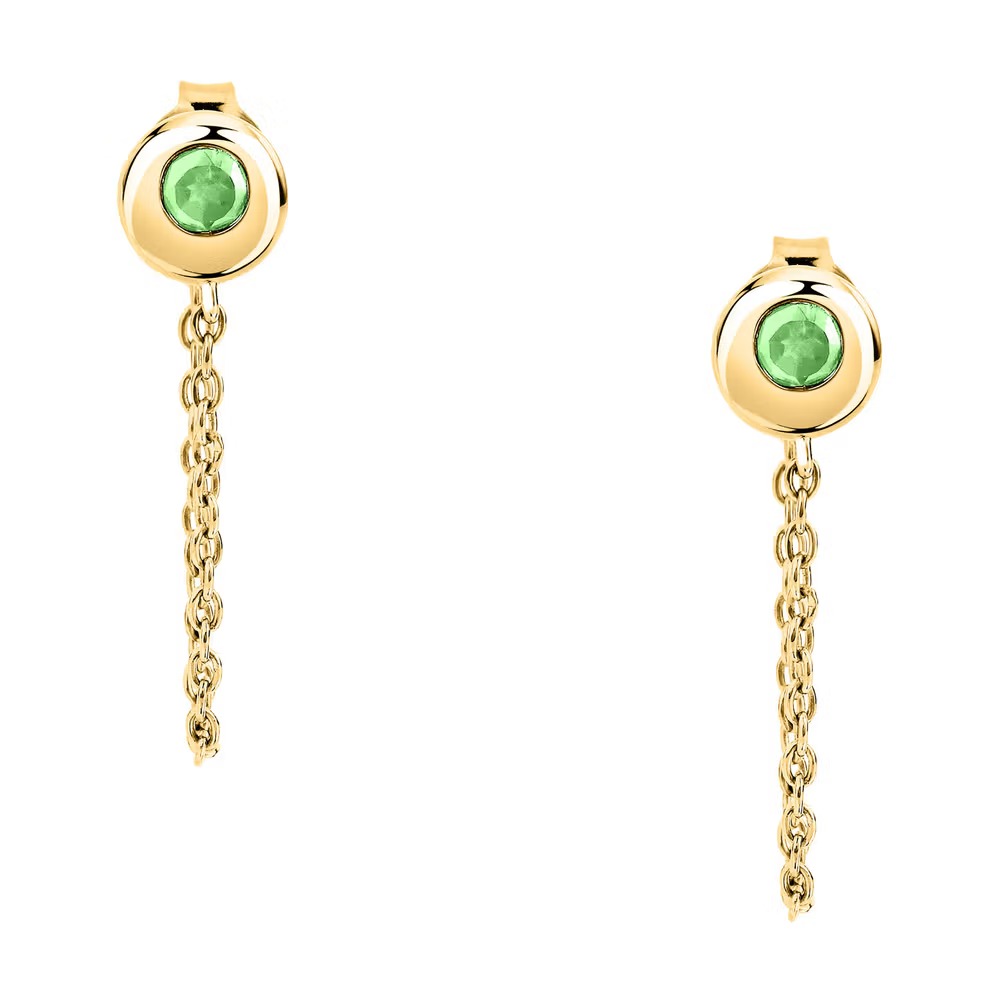 morellato boucles d'oreilles femme en argent 925 recyclé doré, pendentifs, collection tesori eterni saxn19