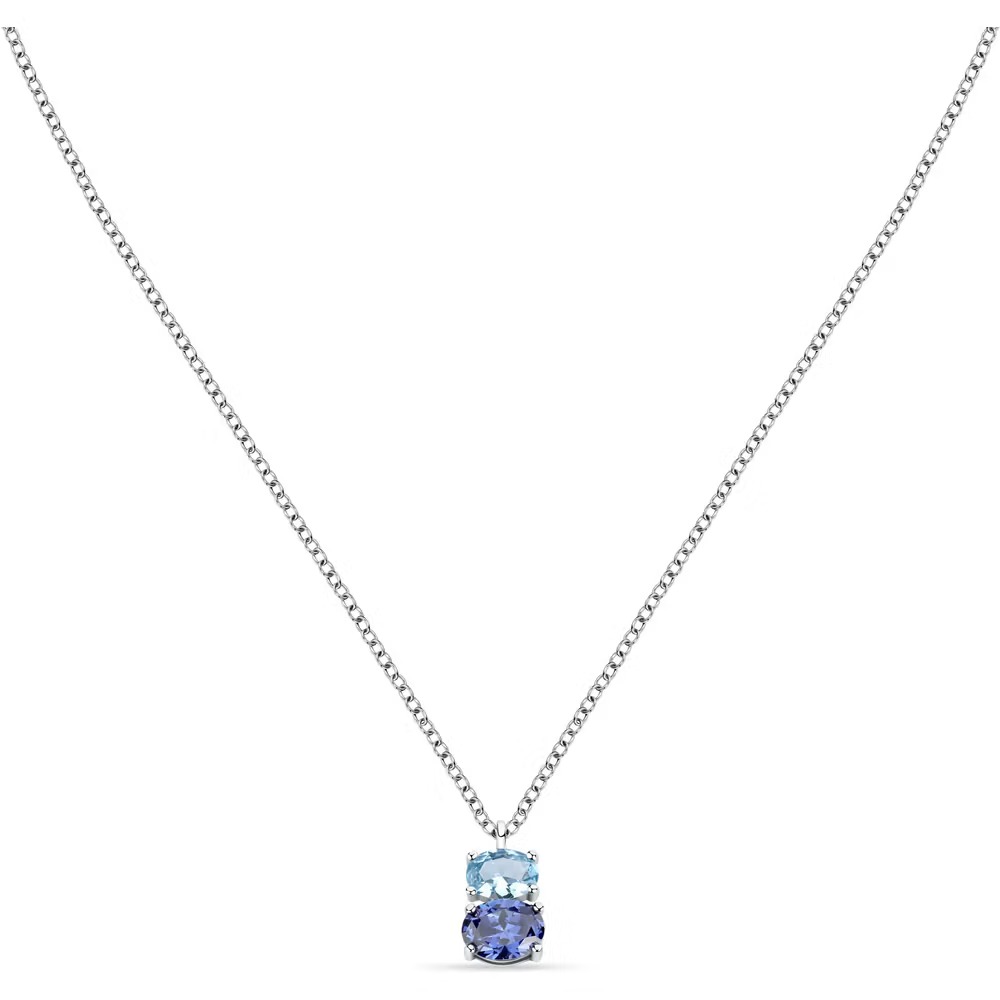 pendentif morellato savy15 Élégance quotidienne en argent et cristaux modèle penché pour femme