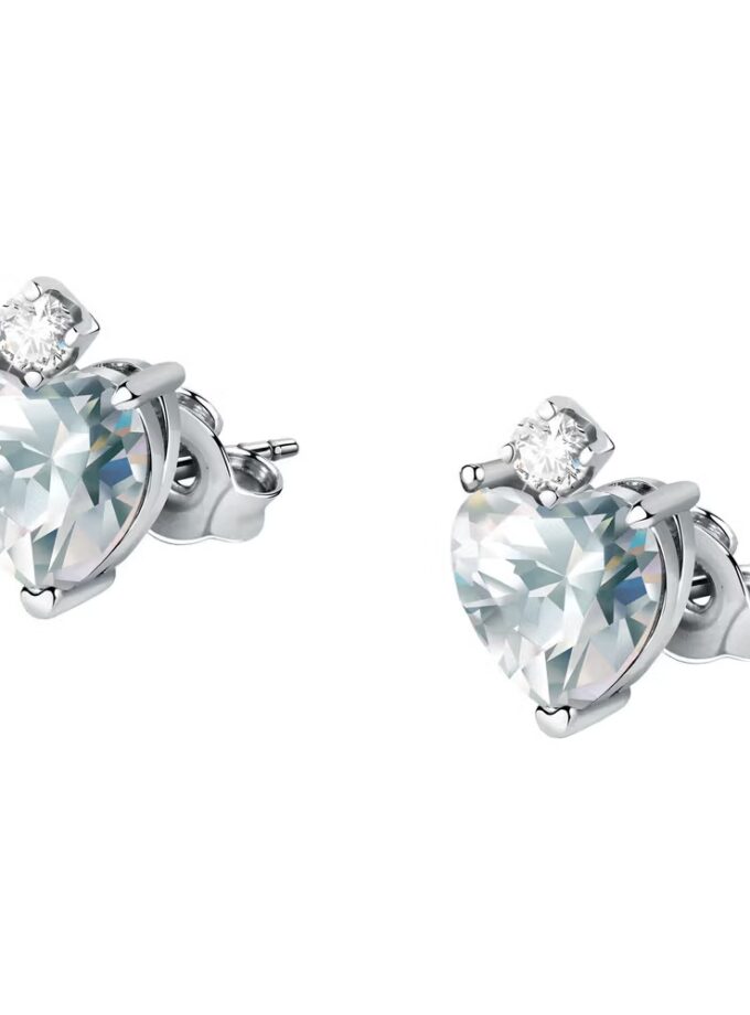 boucles d'oreilles femme morellato tesori saiw162 argent 925‰ avec zircon blanc modèle wolf
