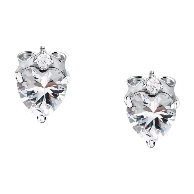 Boucles d'Oreilles Femme Morellato Tesori SAIW162 - Argent 925‰ avec Zircon Blanc - Modèle Wolf