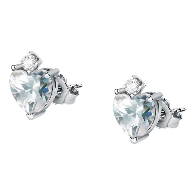 Boucles d'Oreilles Femme Morellato Tesori SAIW162 - Argent 925‰ avec Zircon Blanc - Modèle Wolf