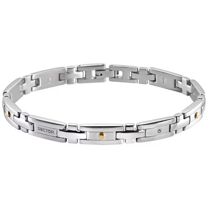 bracelet homme sector basic sli57 inoxydable 22 cm avec boucle de bijoux