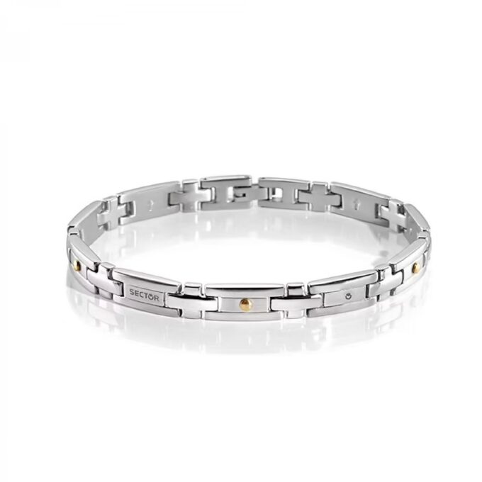 Bracelet Homme Sector Basic SLI57 - Inoxydable - 22 cm avec Boucle de Bijoux