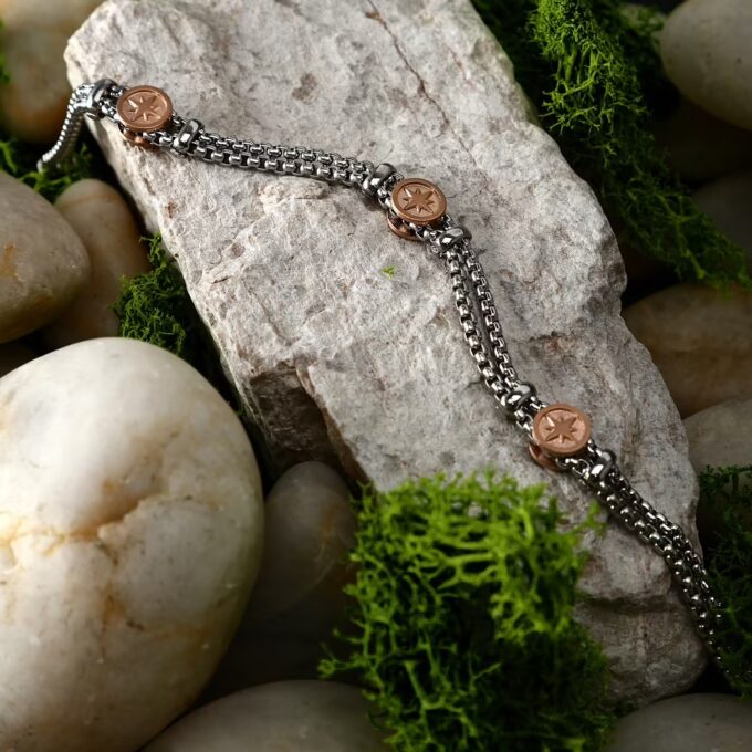 Bracelet Sector Bandy SADQ35 - Design Raffiné en Acier Inoxydable pour Homme - Garantie 2 Ans