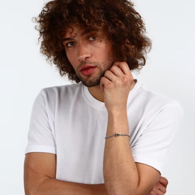 Bracelet Sector Marine SAGJ29 - Style Raffiné pour Homme avec Symbole Encore - Garantie 2 Ans