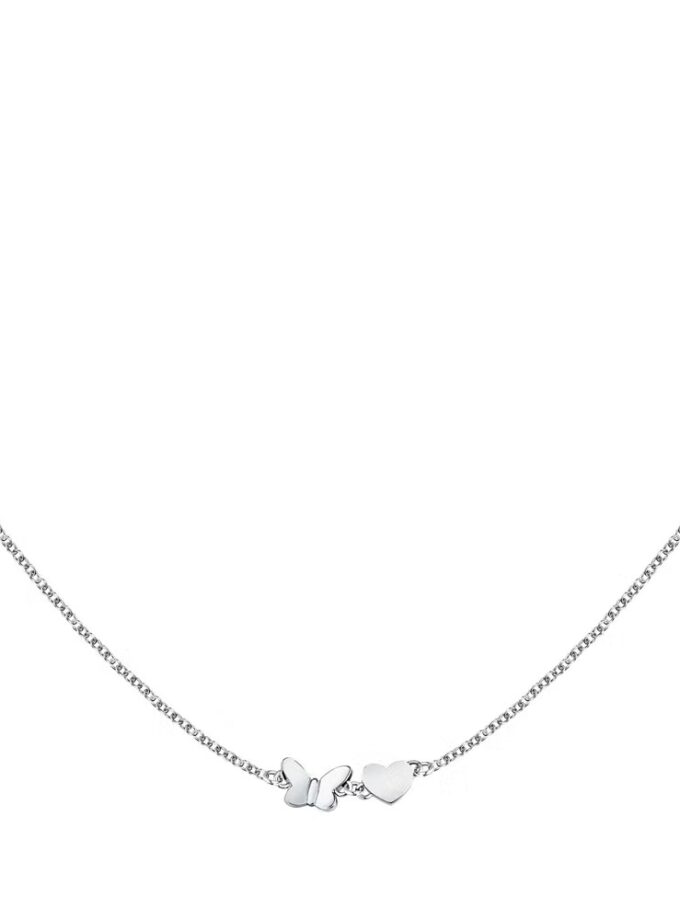 morellato saun32 collier en acier avec fermoir mousqueton et papillon design Élégant pour femme