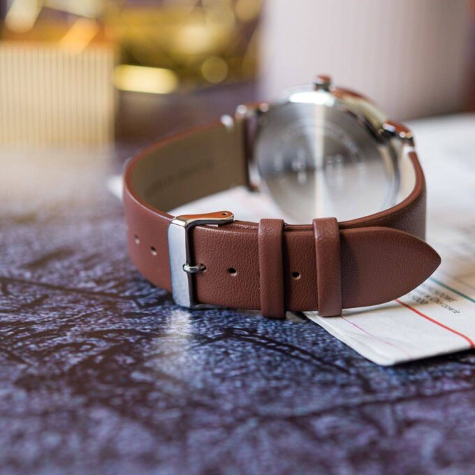 CASIO Montre Homme Multi-Cadrans - MTP-B310L-9AVDF - Bracelet Cuir - Marron