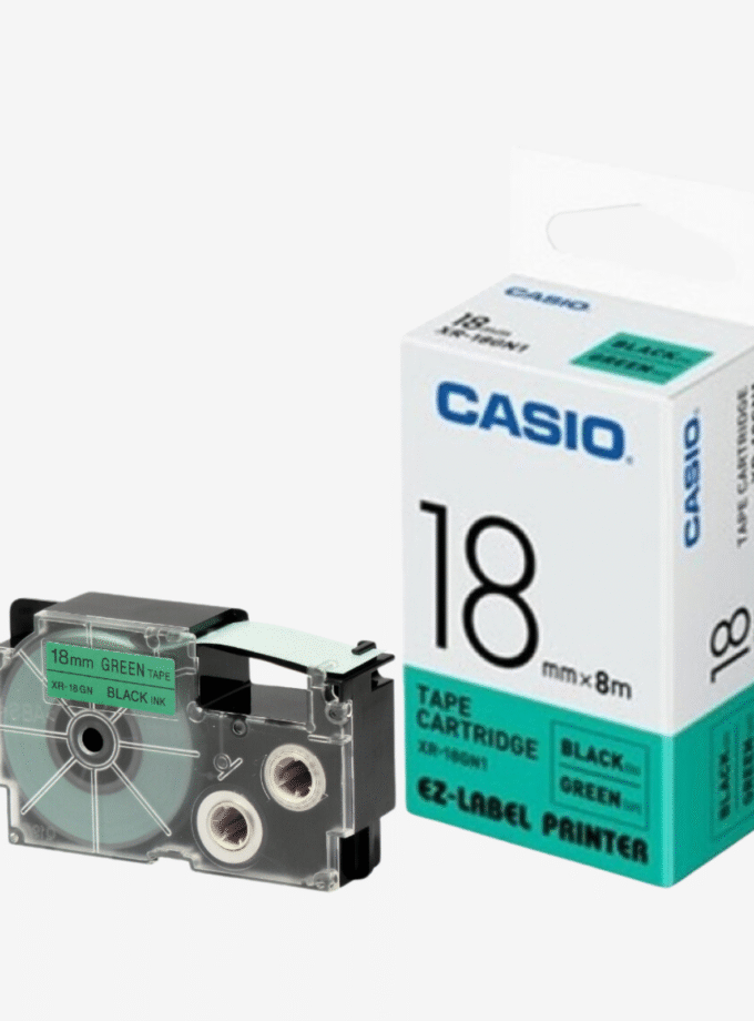 Cartouche Cassette à Ruban - 18mm - XR-18GN