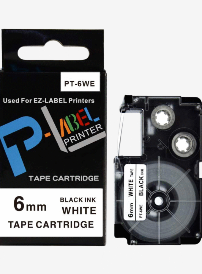 Cartouche Cassette à Ruban – 6mm - XR-6WE
