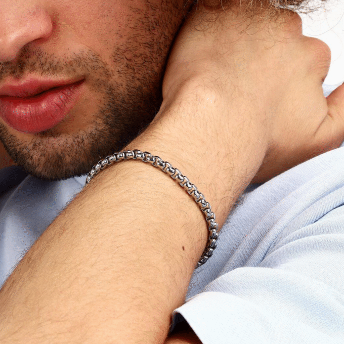 Bijou Élégant pour Hommes - Bracelet Argent de la Collection Sector Basic