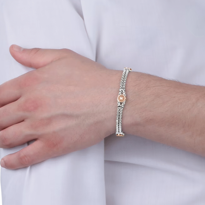 Bracelet Sector Bandy SADQ35 - Design Raffiné en Acier Inoxydable pour Homme - Garantie 2 Ans