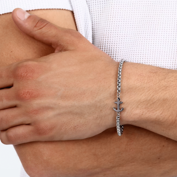 Bracelet Sector Marine SAGJ29 - Style Raffiné pour Homme avec Symbole Encore - Garantie 2 Ans