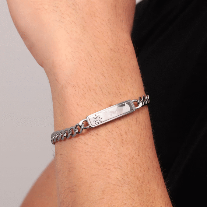 Bracelet Homme Sector No Limits SAGJ18 - Acier Inoxydable - 22 cm en Argent