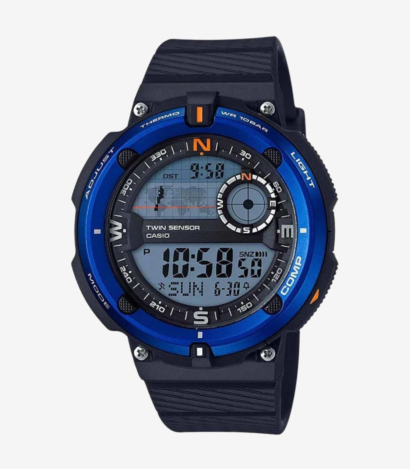 Montre Casio SGW-600H-2ADR - Idéale pour la Plongée avec Fonctionnalités Avancées