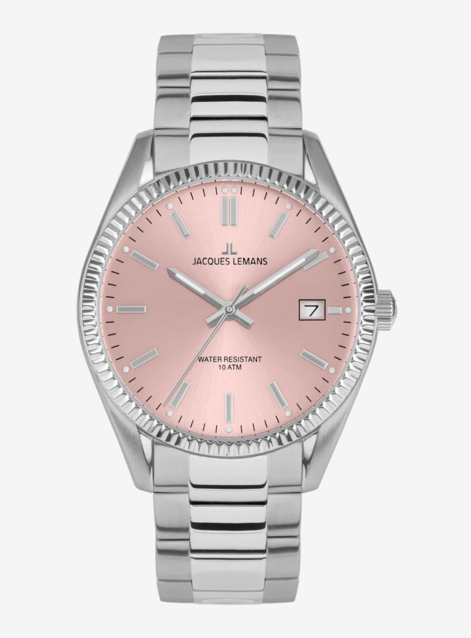 Montre Jacques Lemans Derby 50-4G - Résistance à l'Eau de 10 ATM et Design Raffiné