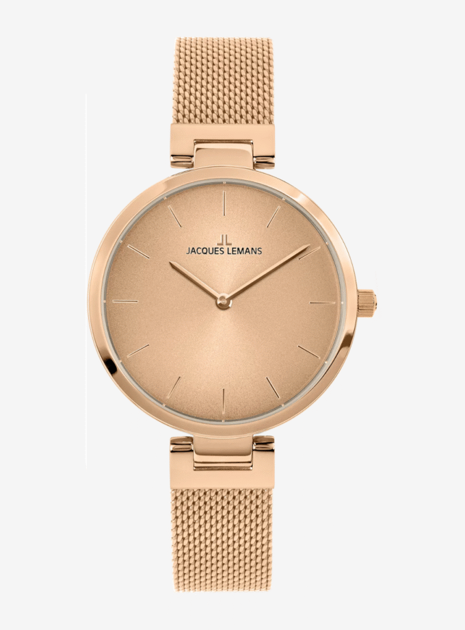 Montre Classique Jacques Lemans 1-2110L - Design Raffiné pour Femme avec Bracelet en Acier