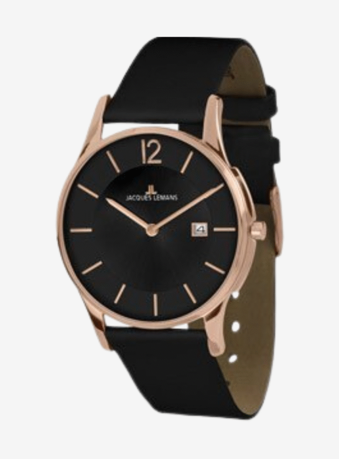 Montre Jacques Lemans 1-1850G - Design Dynamique et Résistance à l'Eau de 100 Mètres