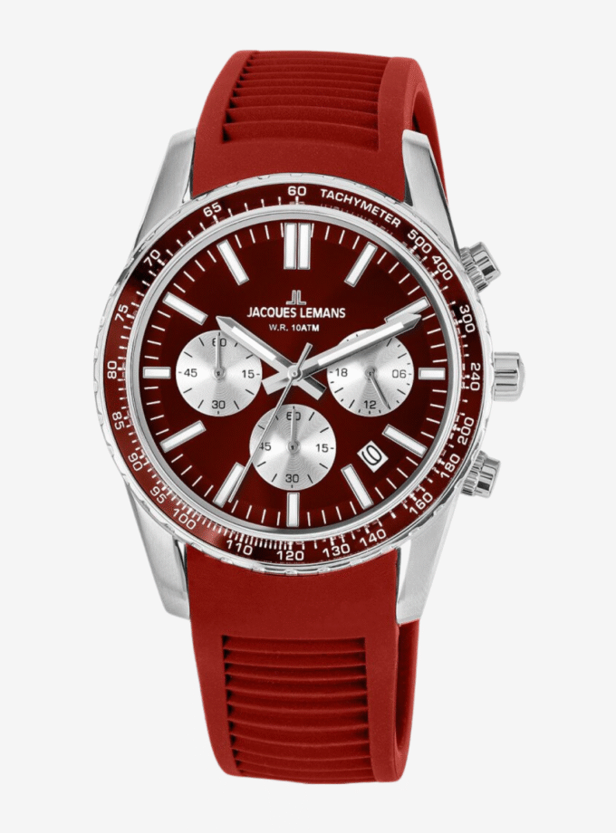 Montre Jacques Lemans 1-2059E - Design Dynamique et Résistance à l'Eau de 100 Mètres